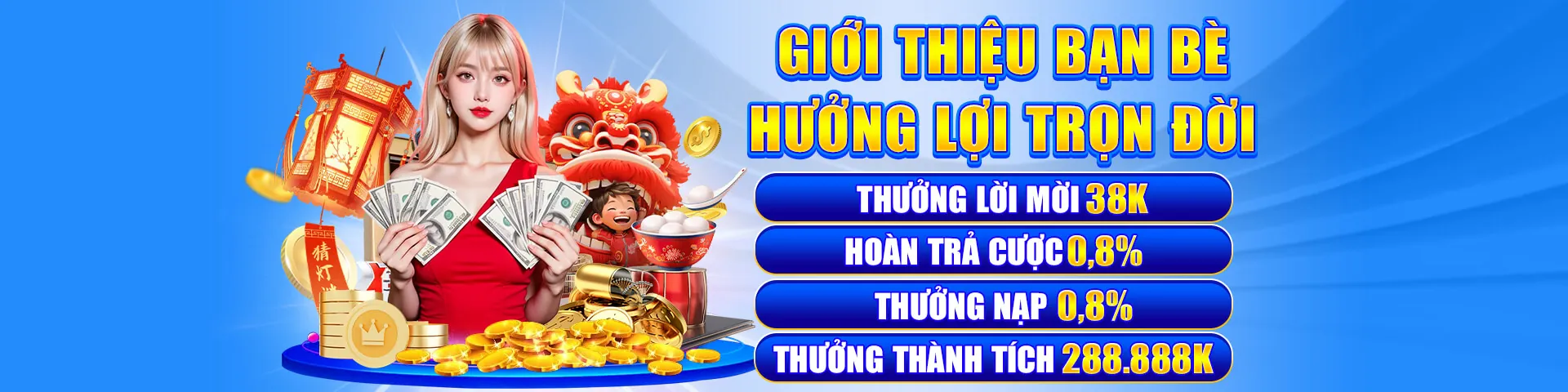 Thưởng sinh nhật và các dịp lễ lớn bk8vie win